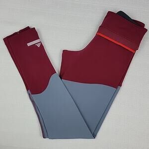 Adidas x Stella McCartney zip ankle colorblock athletic leggings‎ XS
